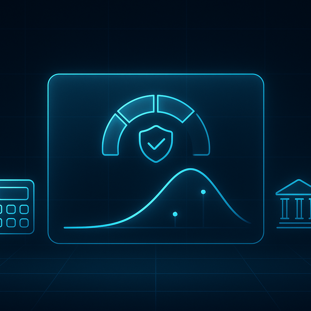 Credit risk modeling dashboard preview